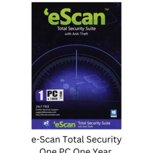 e-Scan Total Security 1 PC One Year